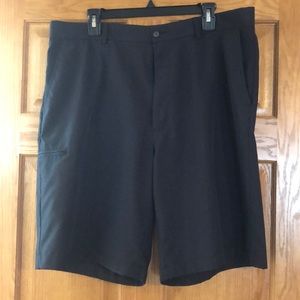 Men’s Black Golf Shorts